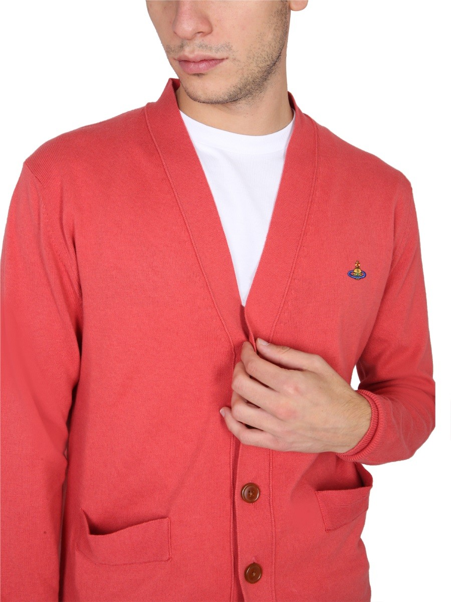 Vivienne Westwood - CARDIGAN WITH ORB EMBROIDERY - Image 4