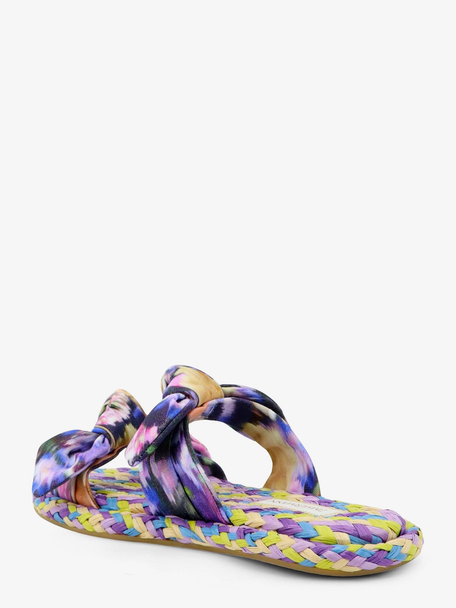 Carousel multicolored raffia sandals - Image 3