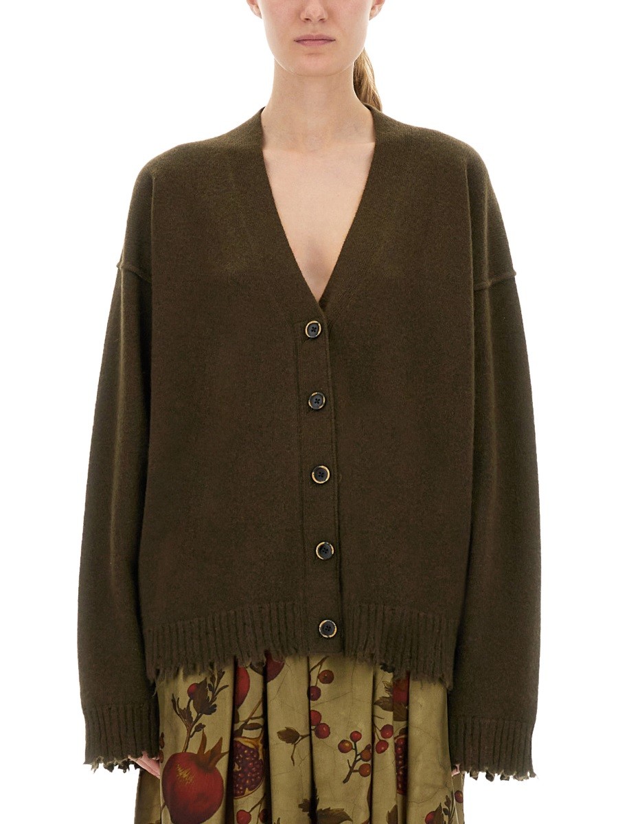 CASHMERE CARDIGAN WITH BUTTONS