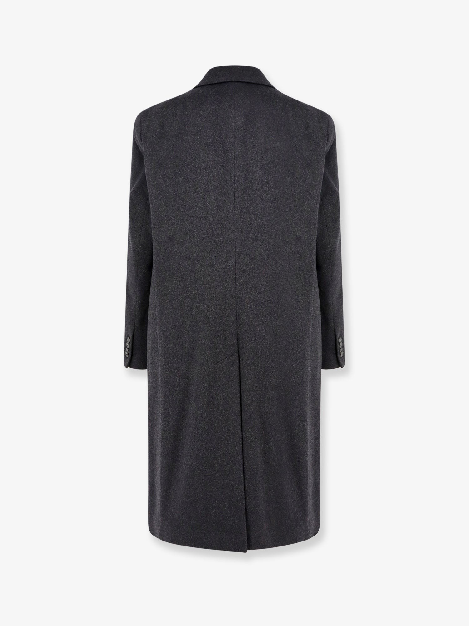Cashmere coat with satin lining - Image 5