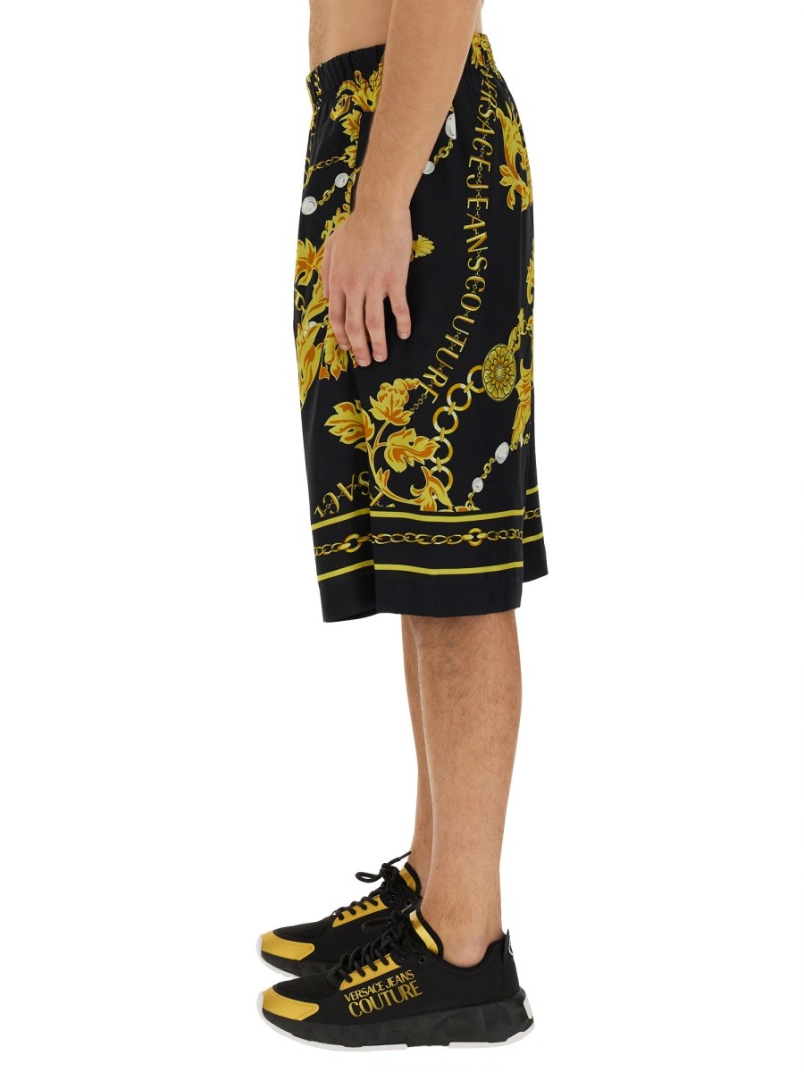 Versace Jeans Couture - "CHAIN COUTURE" BERMUDA SHORTS - Image 4