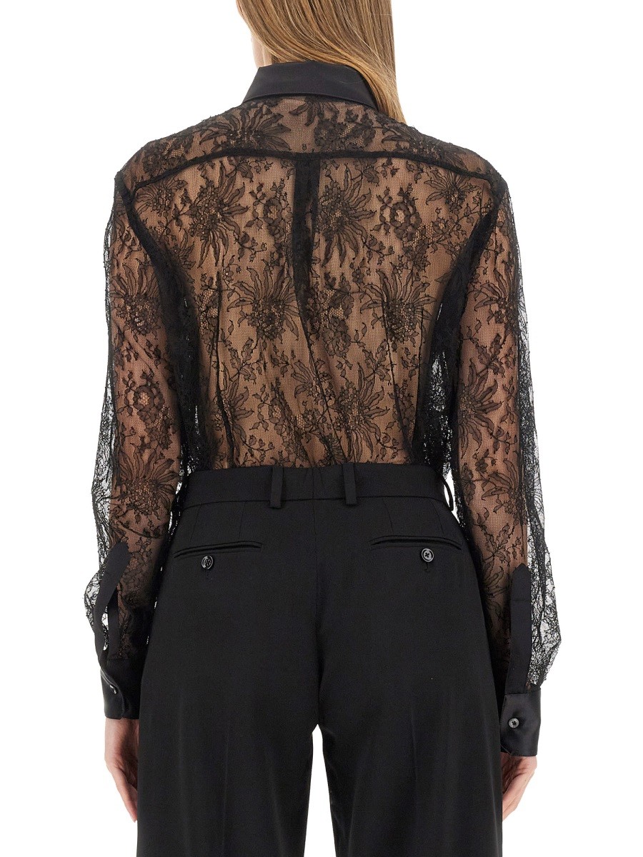 Dolce & Gabbana - CHANTILLY LACE SHIRT - Image 4