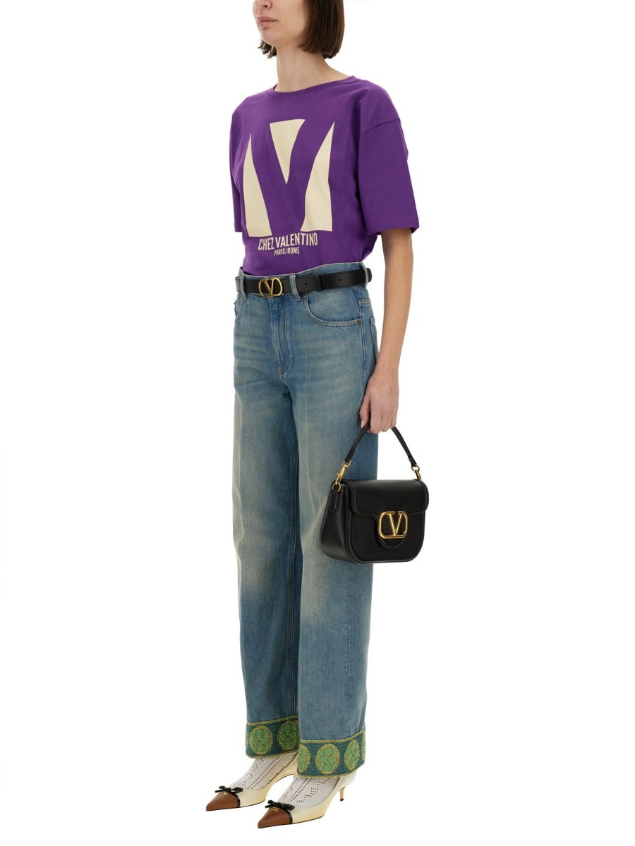 "CHEZ VALENTINO" PRINT T-SHIRT - Image 2