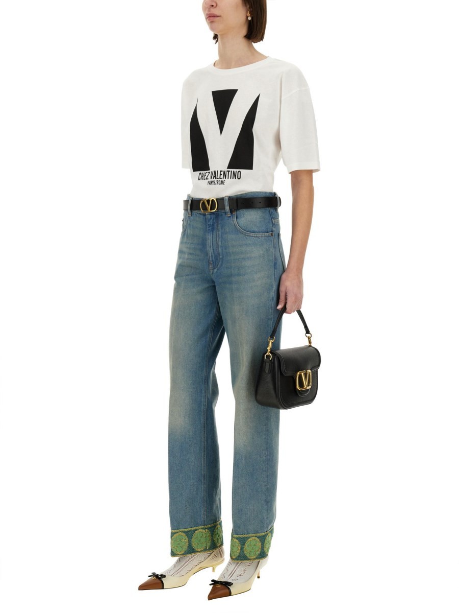 "CHEZ VALENTINO" PRINT T-SHIRT - Image 2