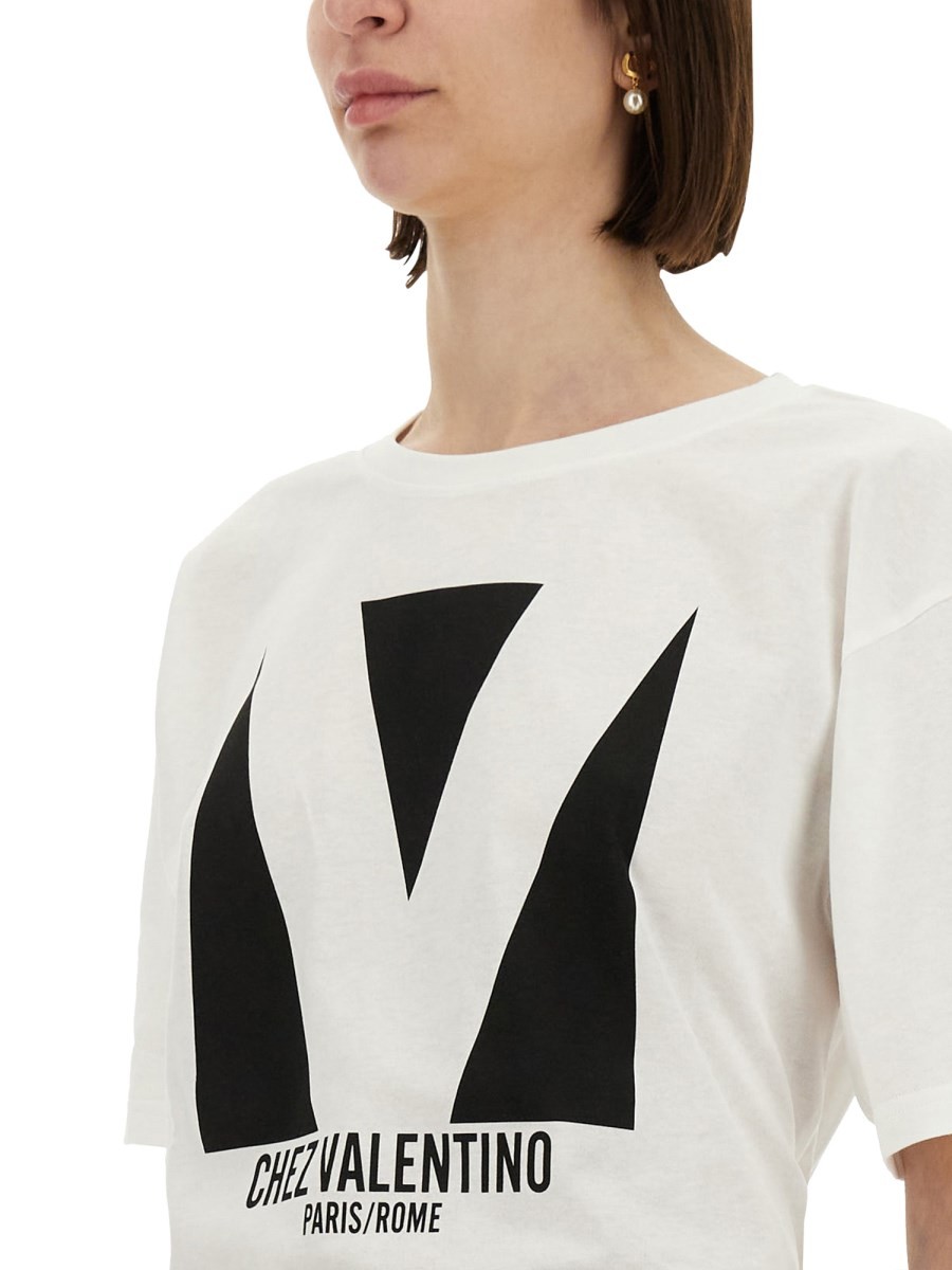 "CHEZ VALENTINO" PRINT T-SHIRT - Image 4