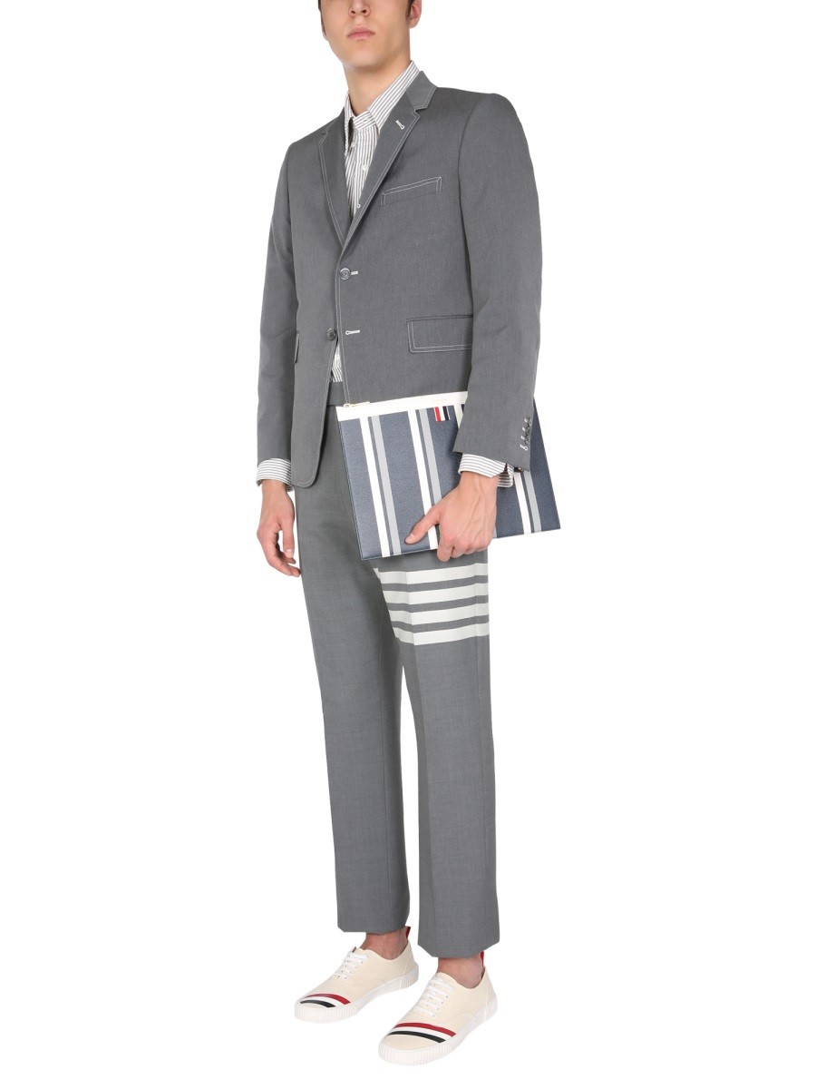 THOM BROWNE - CLASSIC PANTS WITH MARTINGALE - Image 3