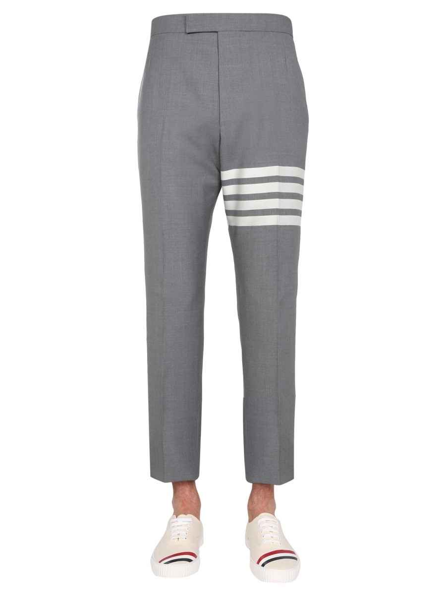 THOM BROWNE - CLASSIC PANTS WITH MARTINGALE - Image 4