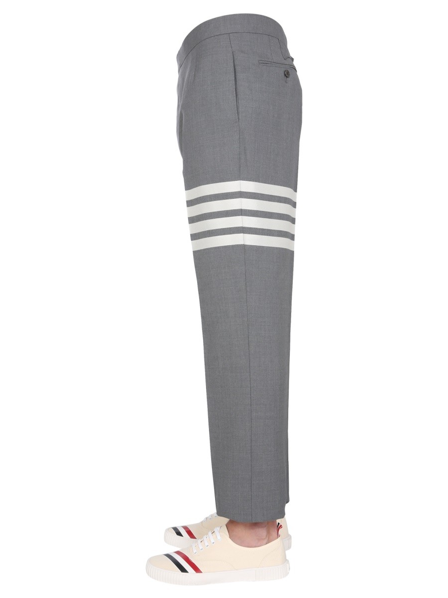 THOM BROWNE - CLASSIC PANTS WITH MARTINGALE - Image 5