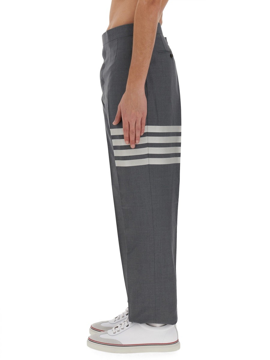 THOM BROWNE - CLASSIC PANTS WITH MARTINGALE - Image 8