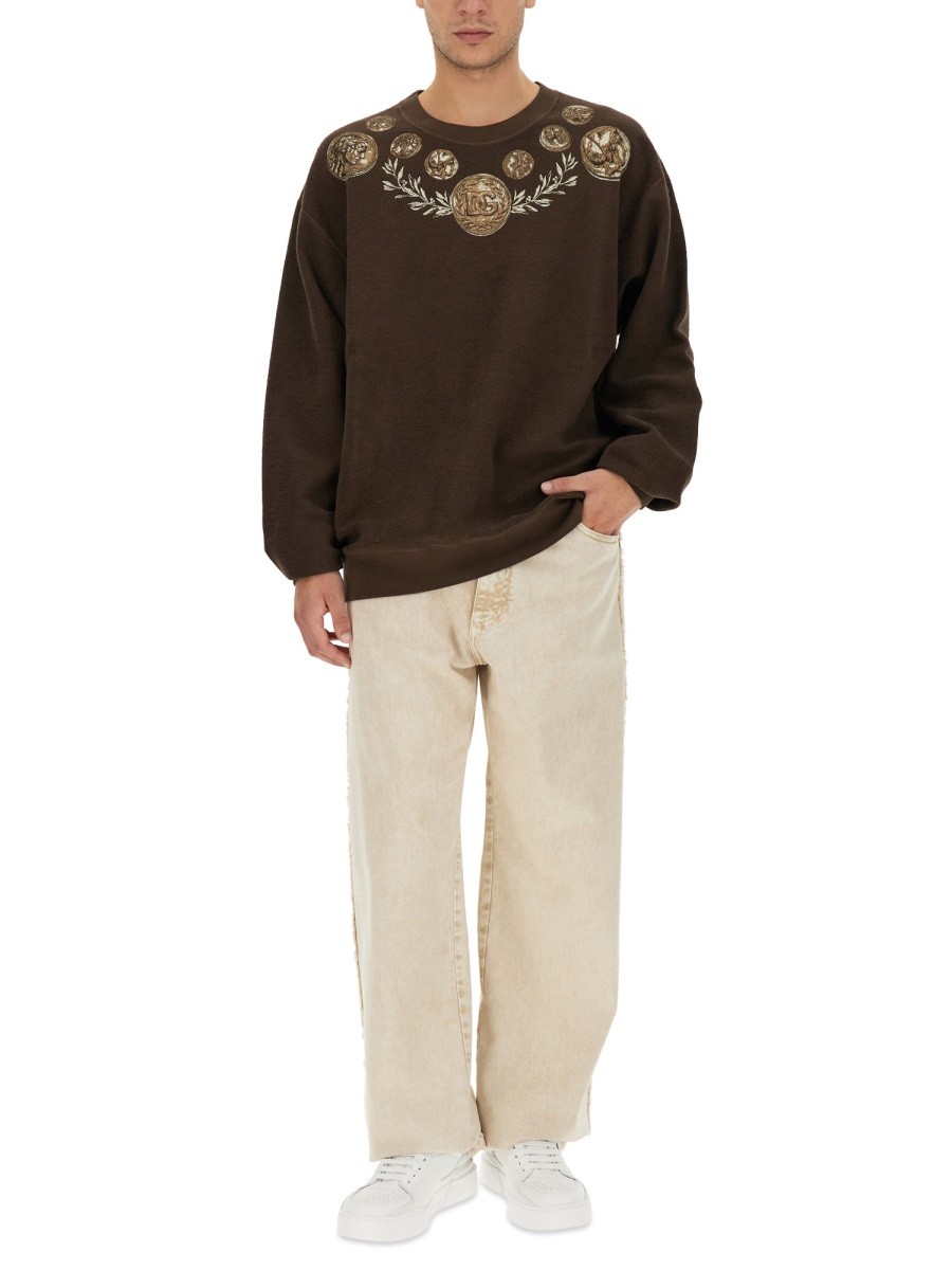 Dolce & Gabbana - COIN PRINT SWEATSHIRT - Image 2