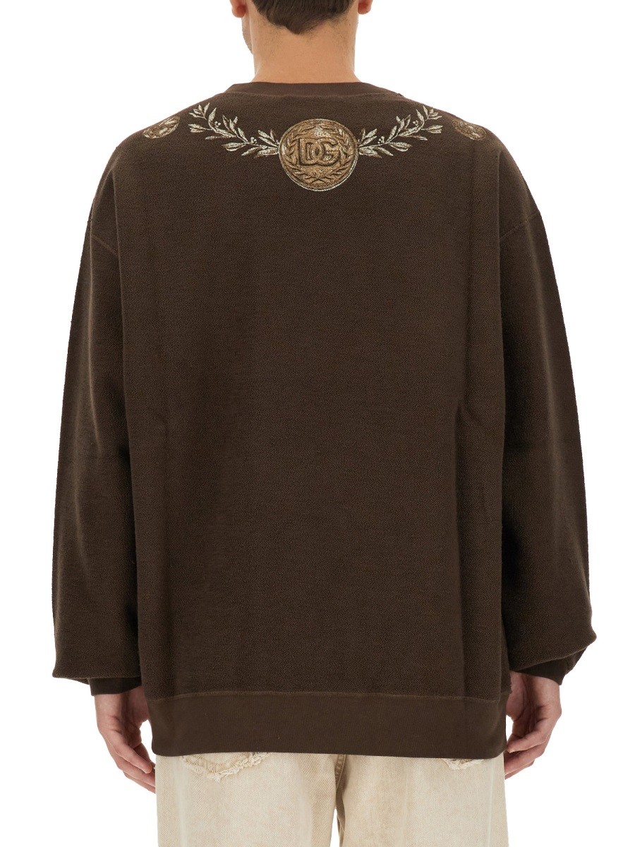 Dolce & Gabbana - COIN PRINT SWEATSHIRT - Image 3