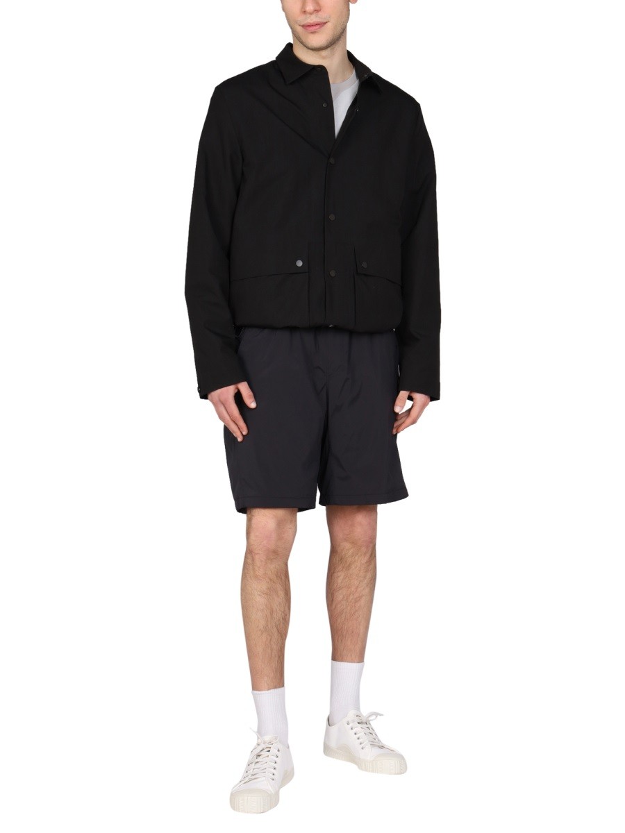MONOBI - COTTON AND NYLON JACKET - Image 2