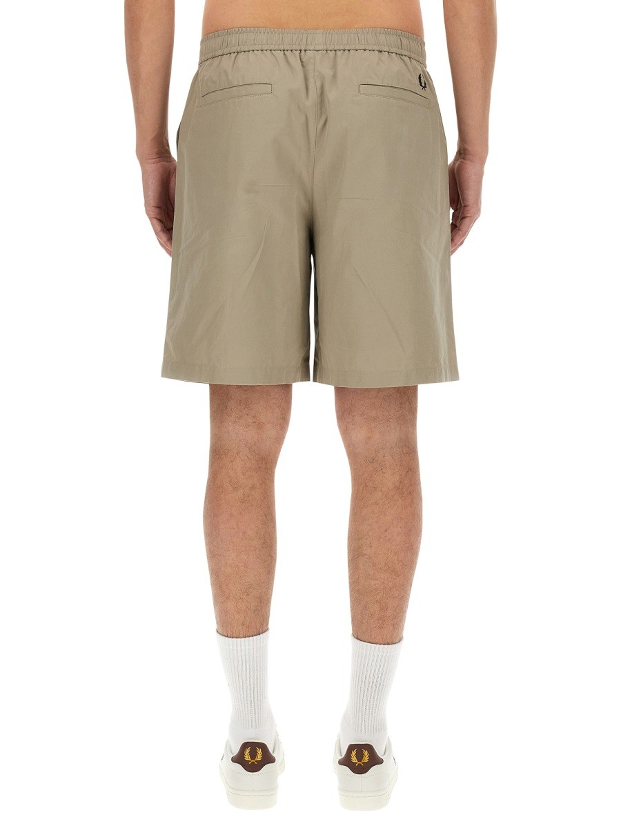 FRED PERRY - COTTON BERMUDA SHORTS - Image 3
