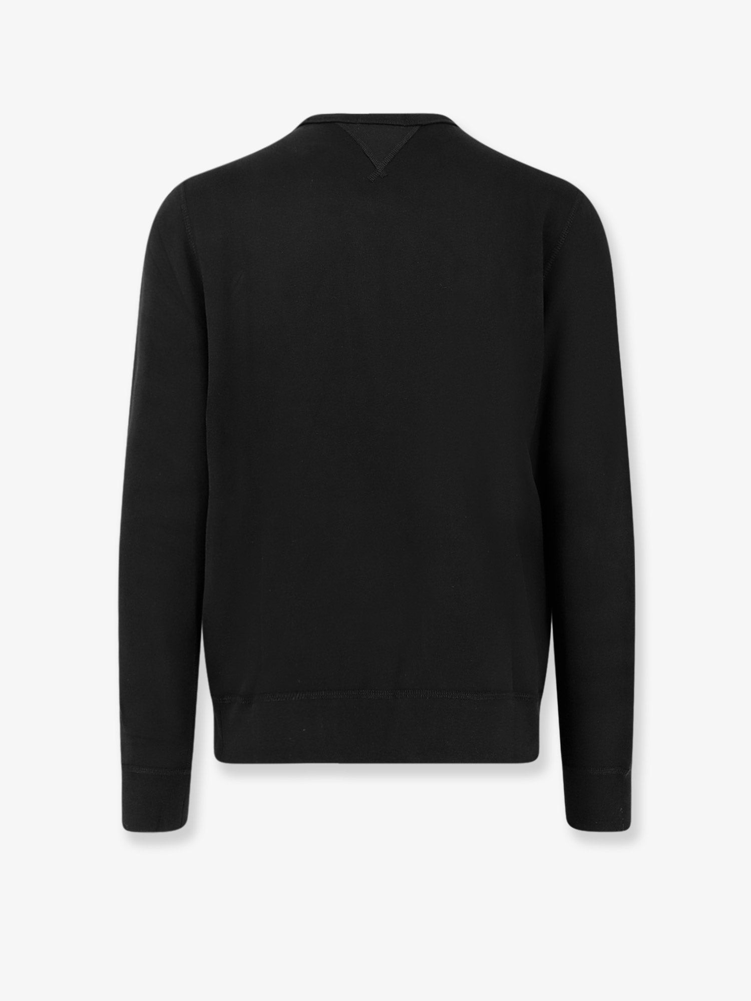 Cotton blend sweater with logo - Image 2