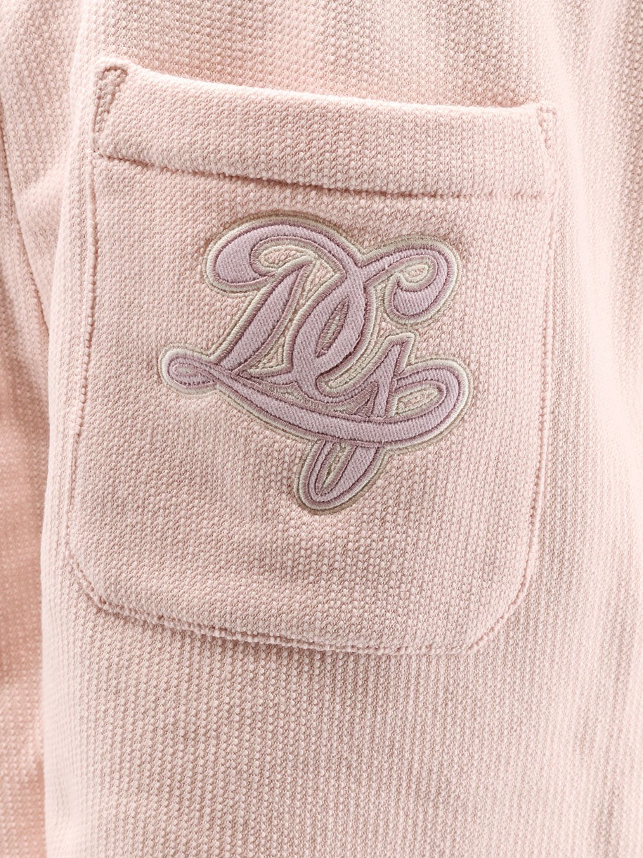 Cotton shorts with embroidered logo on the back - Image 3