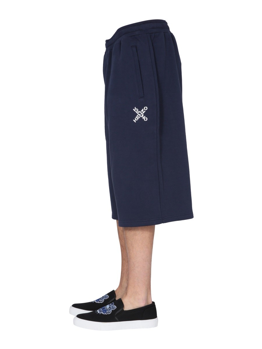 Kenzo COTTON SWEATSHIRT SHORTS - Image 3