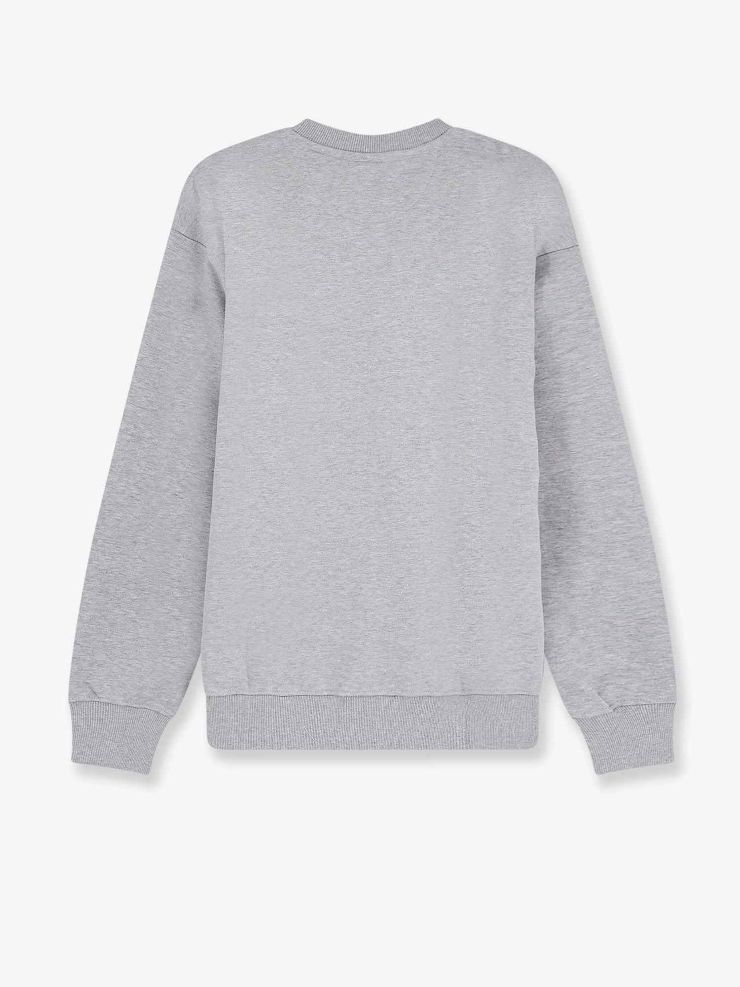 Cotton sweatshirt with front embroidered logo - Image 2