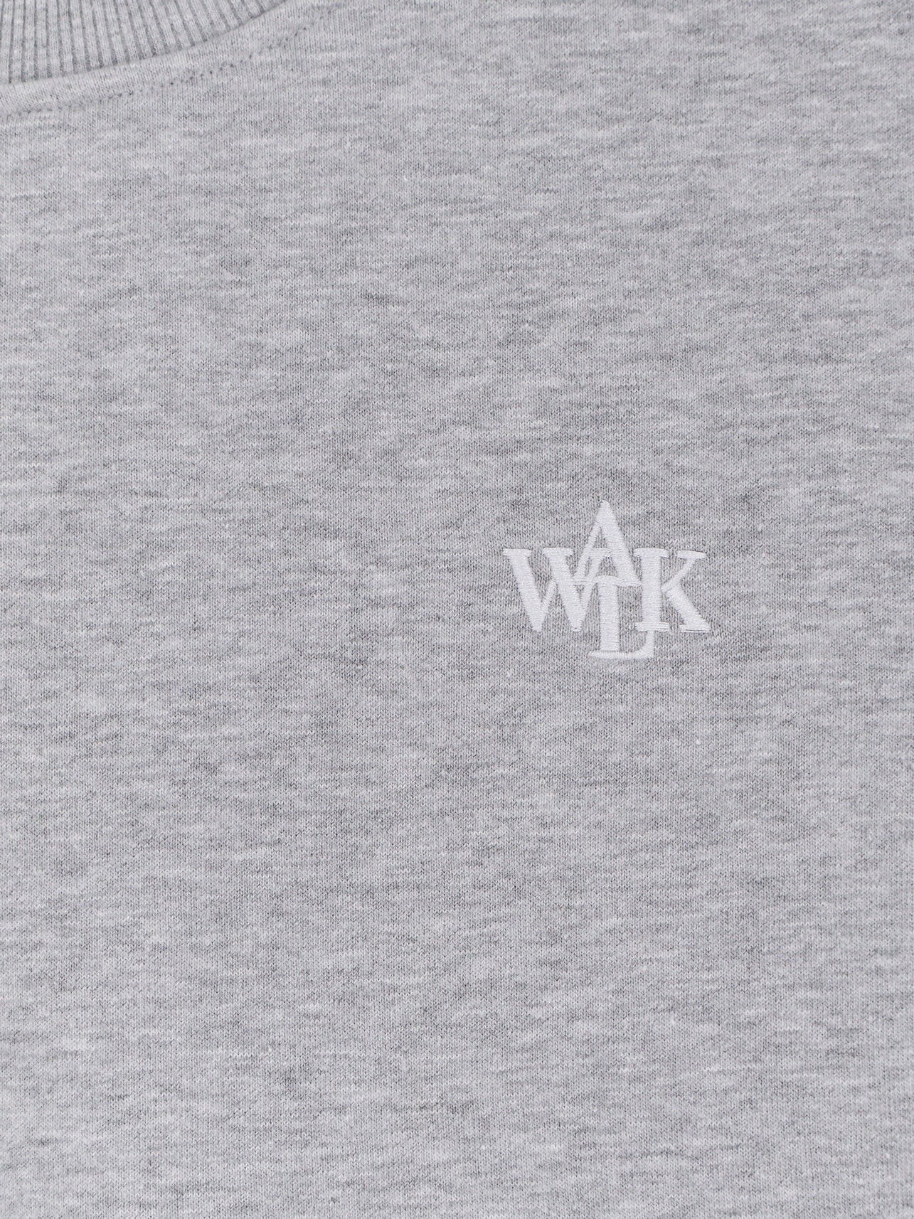 Cotton sweatshirt with front embroidered logo - Image 3