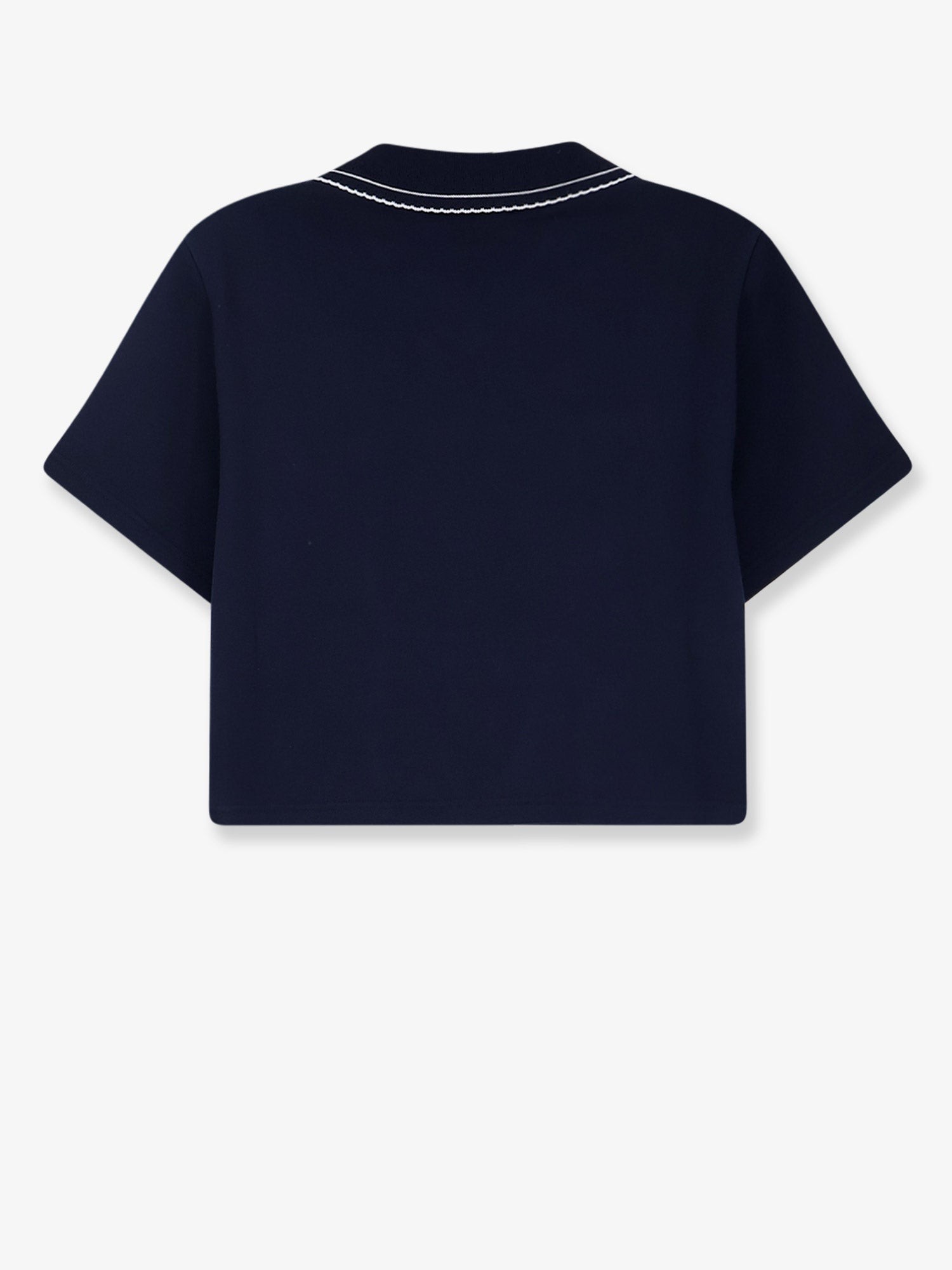 Cotton sweatshirt with Logo embroidery - Image 2