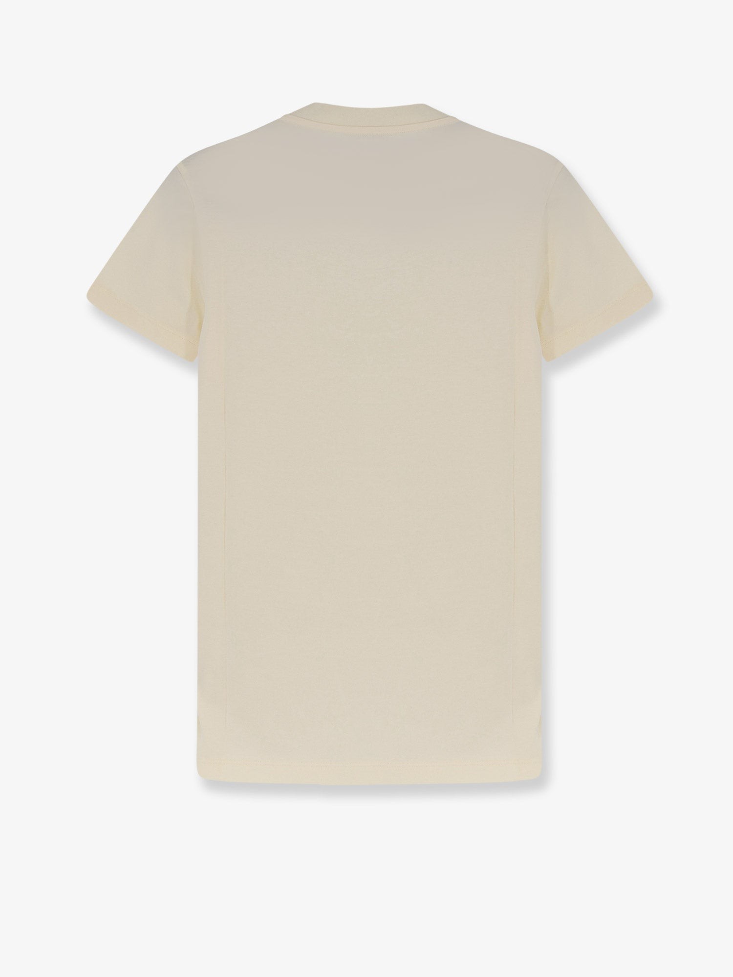 Cotton T-shirt with flocked logo on the front - Image 2