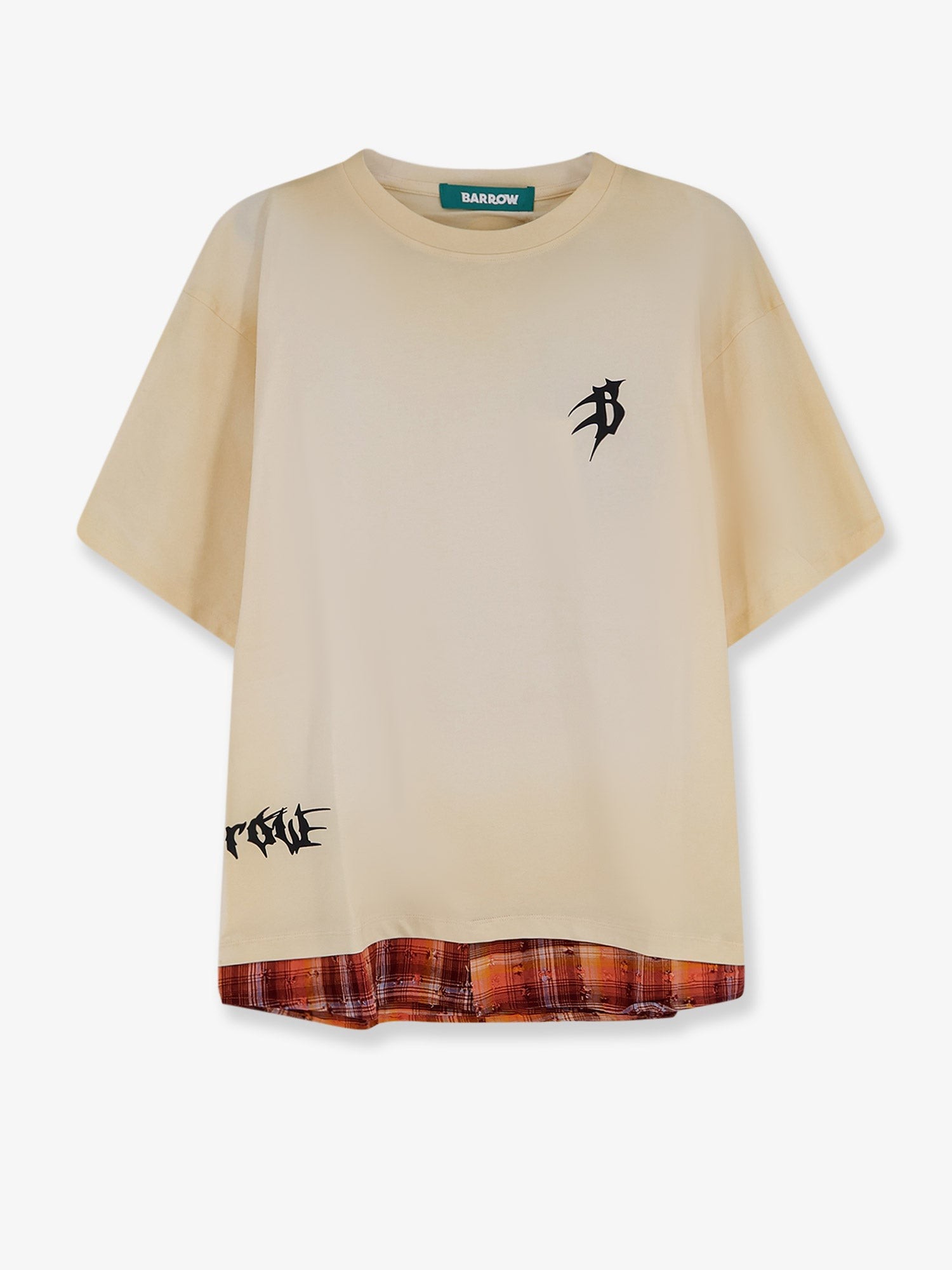 Cotton T-shirt with front print