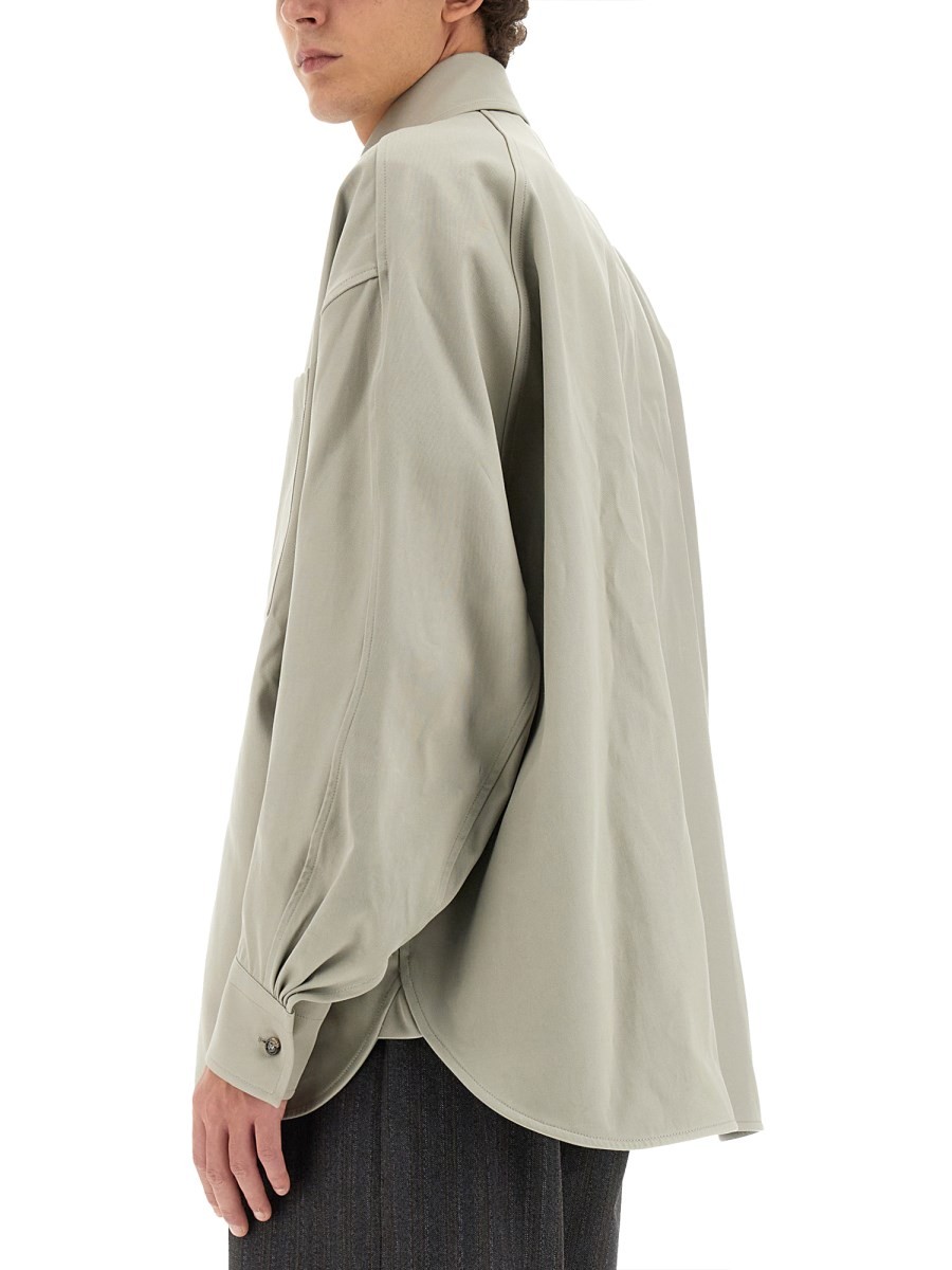 Bottega Veneta - COTTON TWILL OVER SHIRT - Image 4