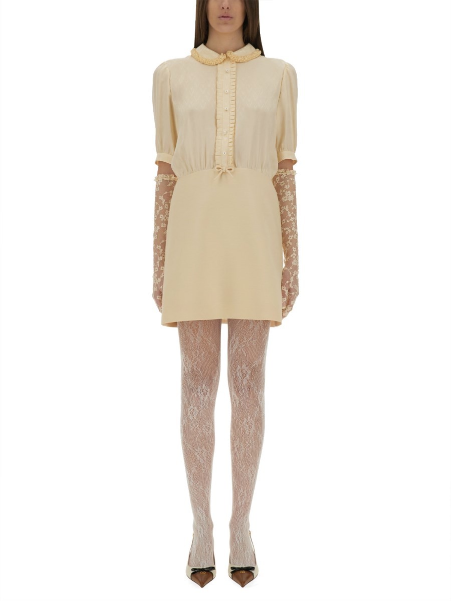 CREPE COUTURE SHORT DRESS