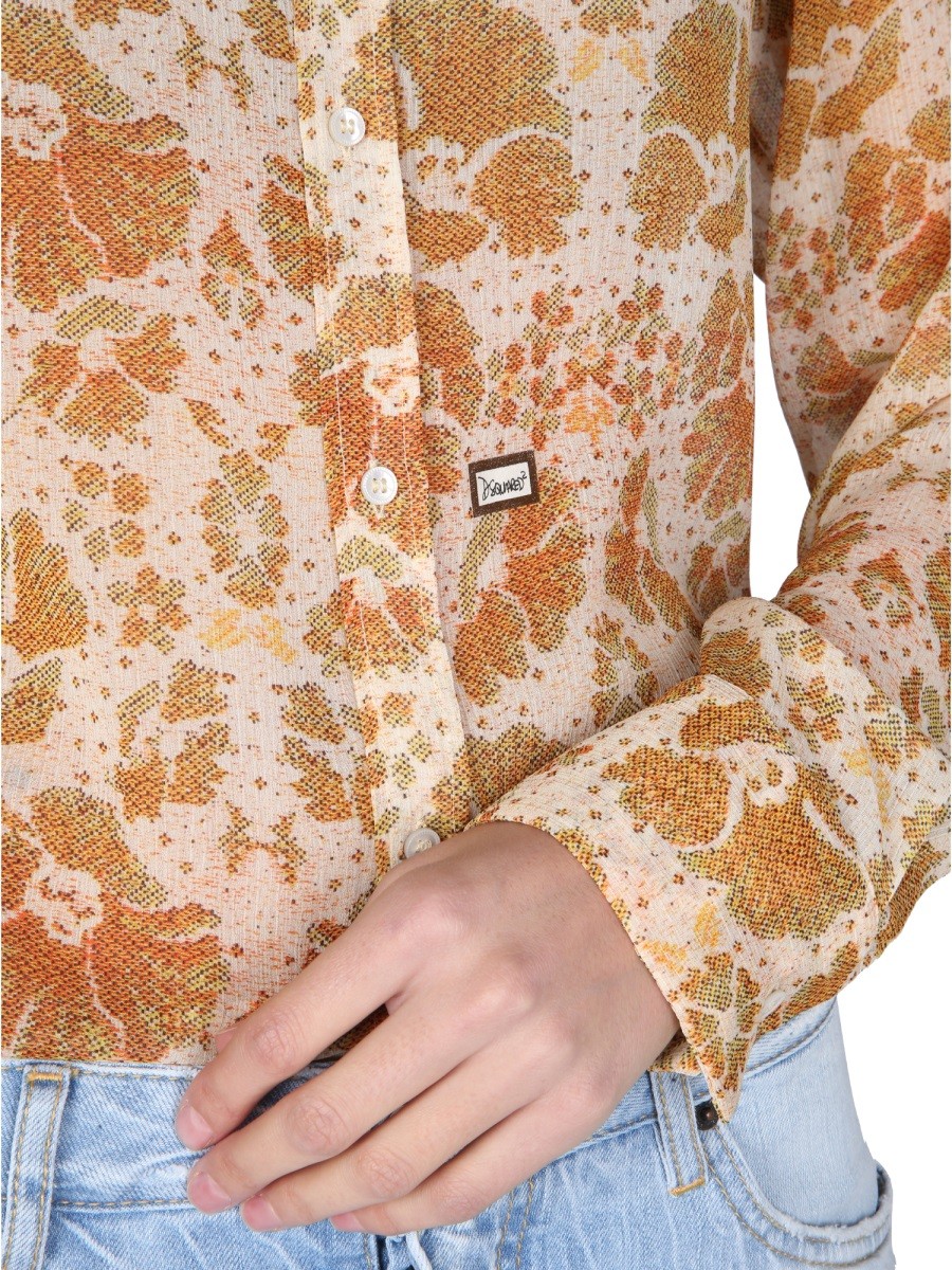 Dsquared - CREPE SHIRT - Image 4