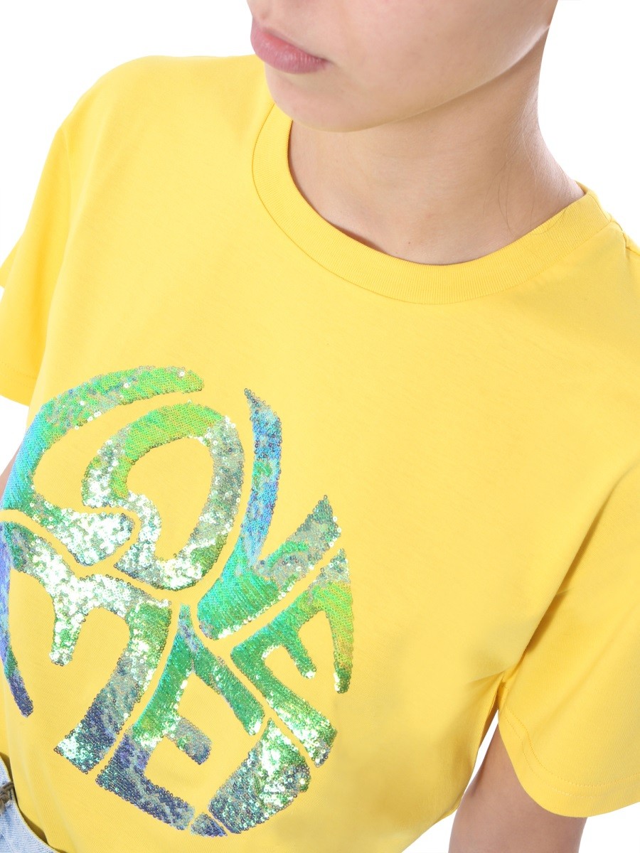 alberta ferretti CREW NECK T-SHIRT - Image 4