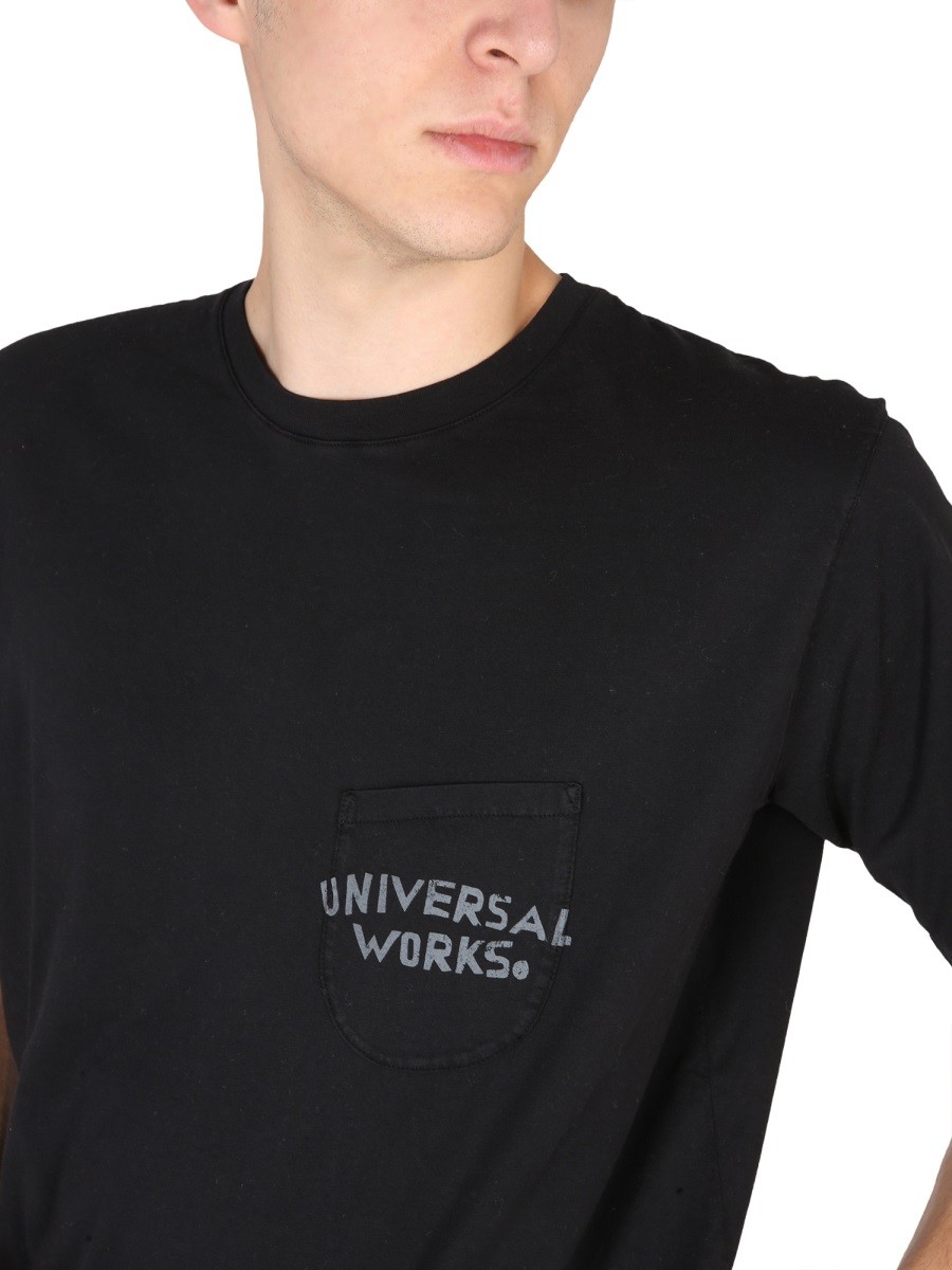 UNIVERSAL WORKS - CREWNECK T-SHIRT - Image 4