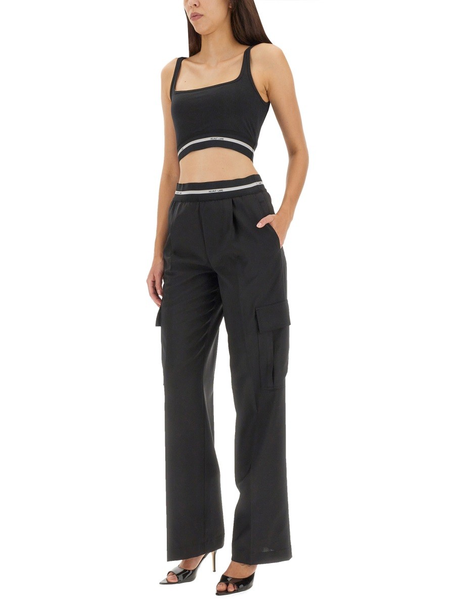 Helmut Lang - CROP TOP WITH LOGO - Image 2
