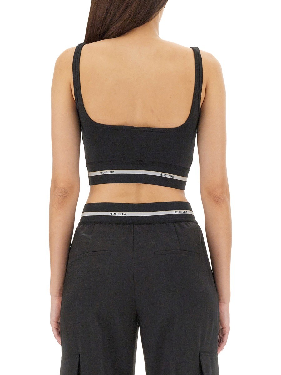 Helmut Lang - CROP TOP WITH LOGO - Image 3