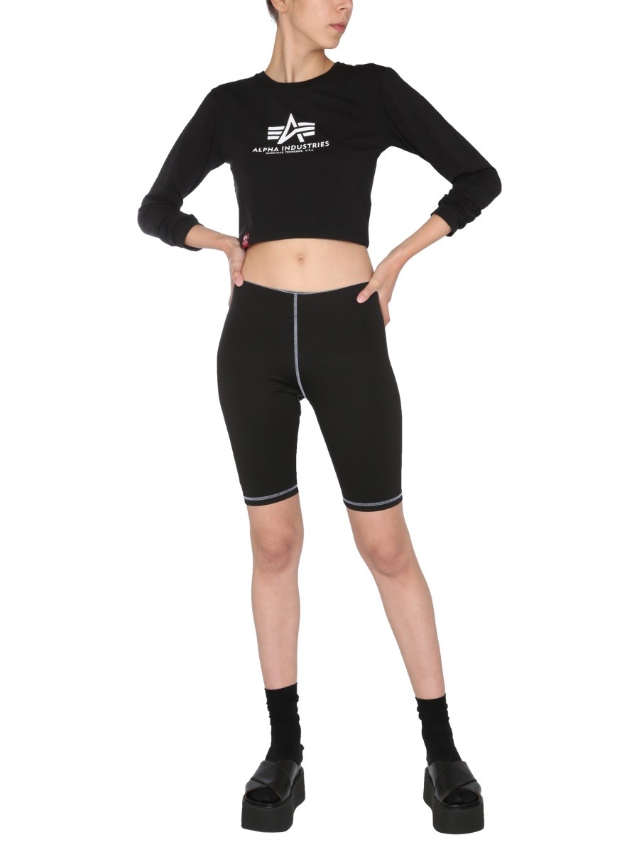 ALPHA INDUSTRIES - CROPPED FIT T-SHIRT - Image 2