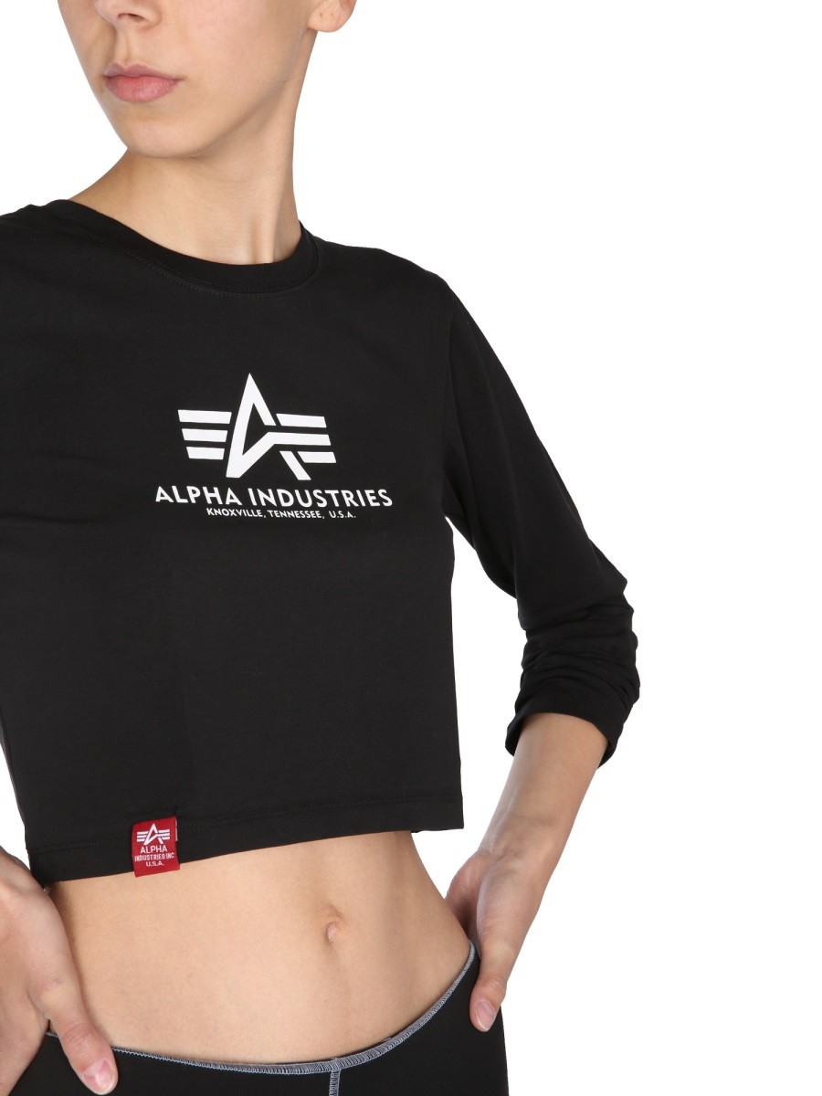 ALPHA INDUSTRIES - CROPPED FIT T-SHIRT - Image 4
