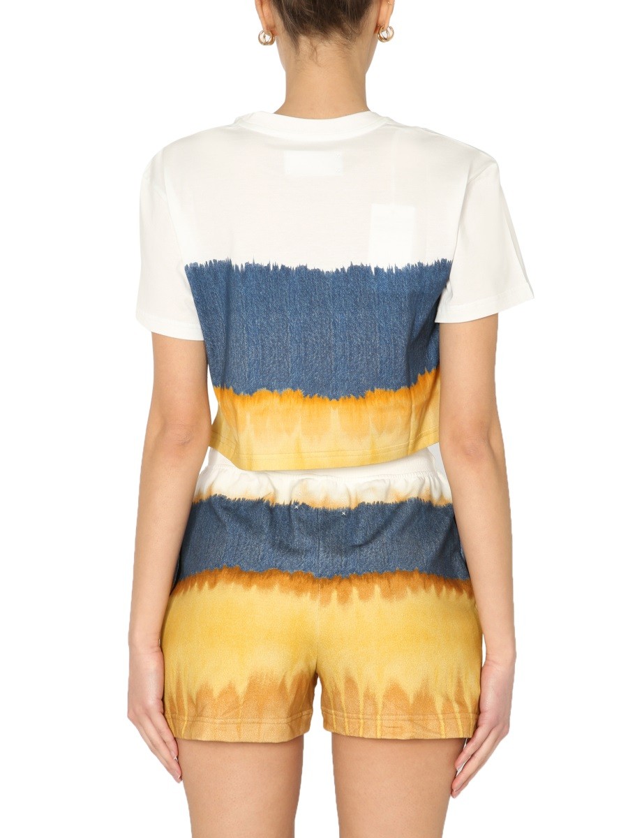 alberta ferretti - CROPPED PRINTED T-SHIRT - Image 3