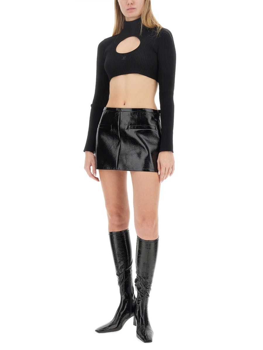 COURREGES - CROPPED SHIRT - Image 2