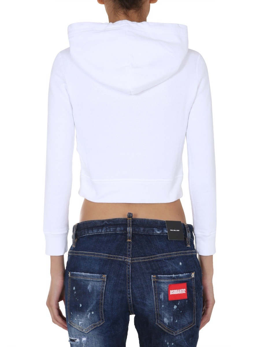 Dsquared - CROPPED SWEATSHIRT - Image 3
