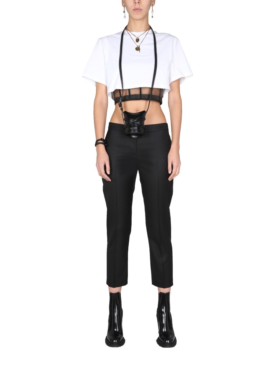 Alexander Mcqueen - CROPPED TROUSERS - Image 2