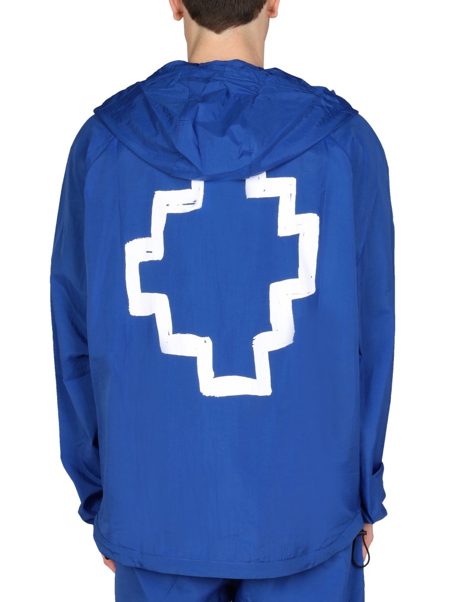 MARCELO BURLON COUNTY OF MILAN - CROSS PRINT WINDBREAKER JACKET - Image 3