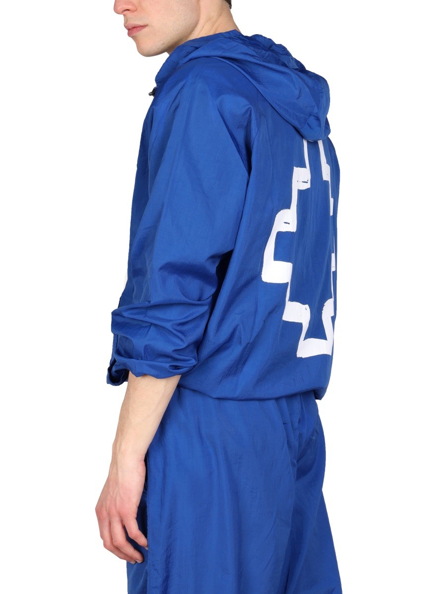 MARCELO BURLON COUNTY OF MILAN - CROSS PRINT WINDBREAKER JACKET - Image 4