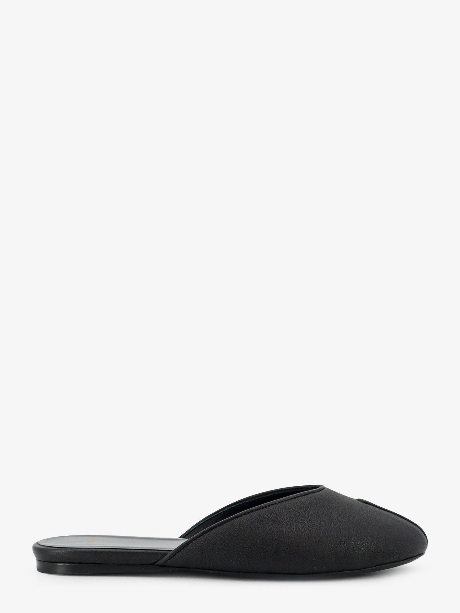 Date Flat leather sandals