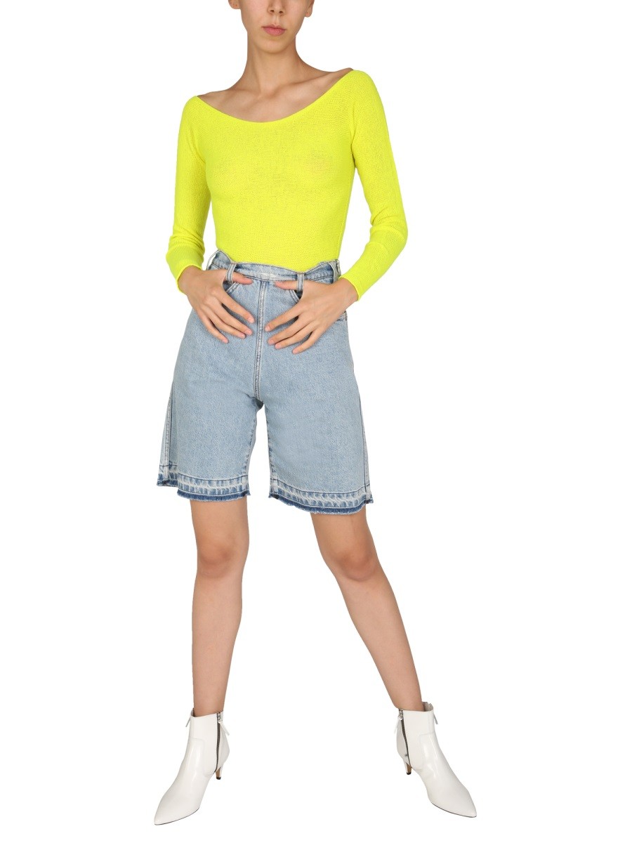 Philosophy Di Lorenzo Serafini DENIM BERMUDA - Image 2