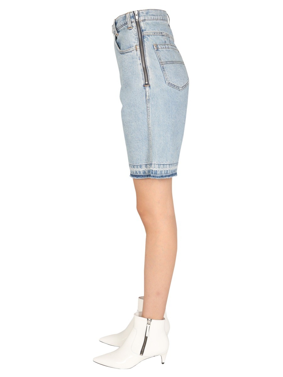 Philosophy Di Lorenzo Serafini DENIM BERMUDA - Image 3