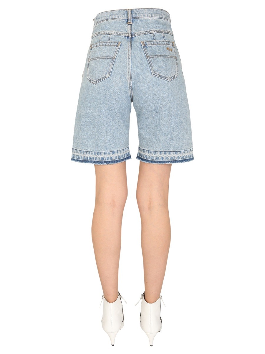 Philosophy Di Lorenzo Serafini DENIM BERMUDA - Image 4
