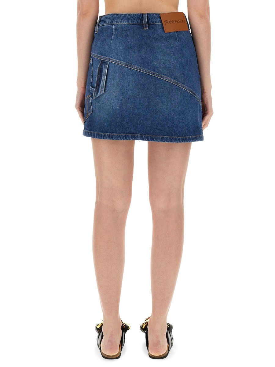 jw anderson - DENIM MINISKIRT - Image 3