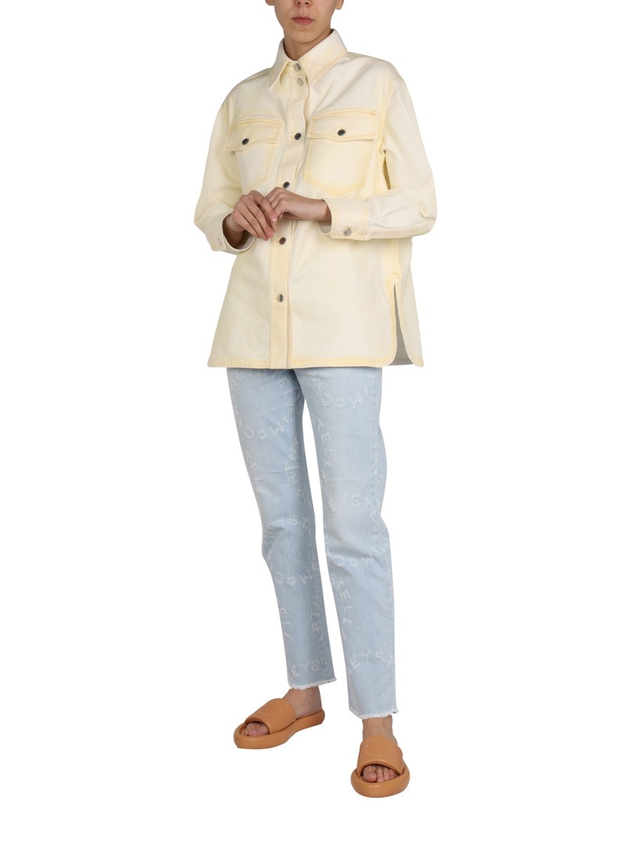 stella mccartney - DENIM SHIRT JACKET - Image 2