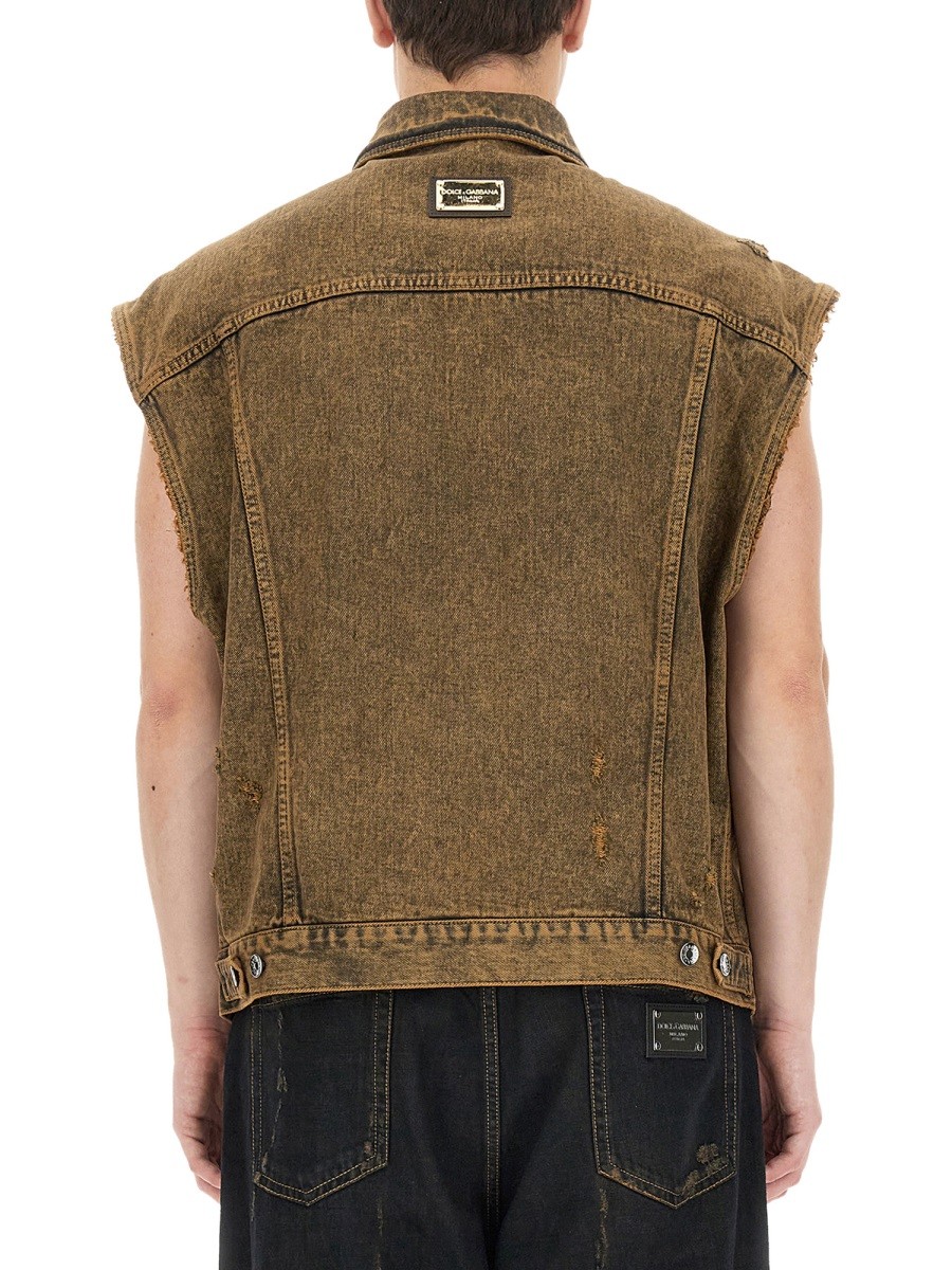 Dolce & Gabbana - DENIM VEST - Image 3