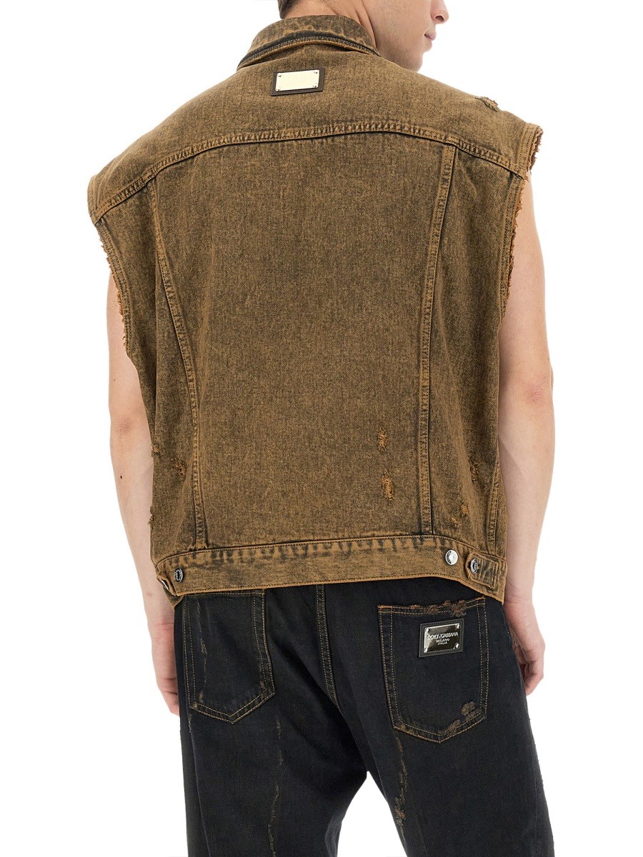 Dolce & Gabbana - DENIM VEST - Image 4