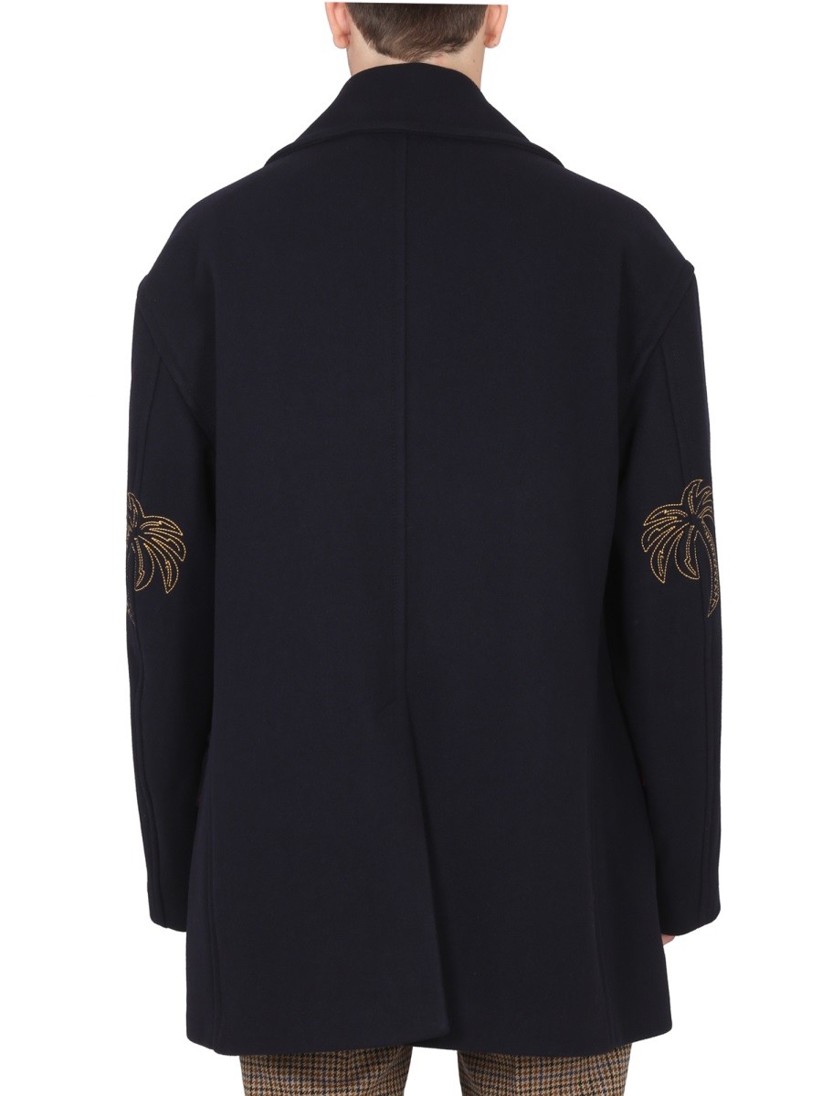 Palm Angels - DOUBLE-BREASTED COAT - Image 4