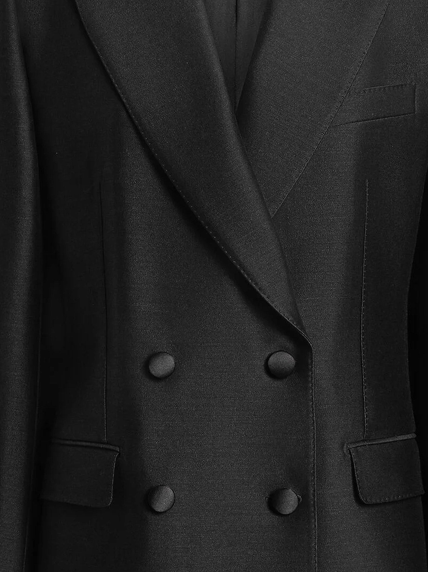 Double-breasted faille blazer - Image 3